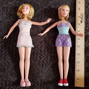 Mary Kate and Ashley Olson dolls